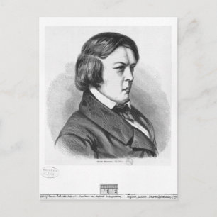 Robert Schumann Vykort