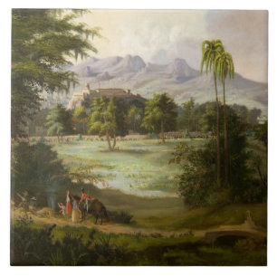 Robert Scott Duncanson - Chapultpec Castle Kakelplatta