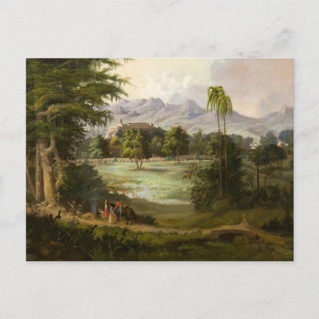 Robert Scott Duncanson - Chapultpec Castle Vykort (Framsida)