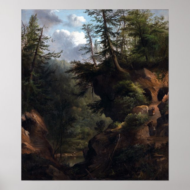 Robert Scott Duncanson the Caves Poster (Framsidan)