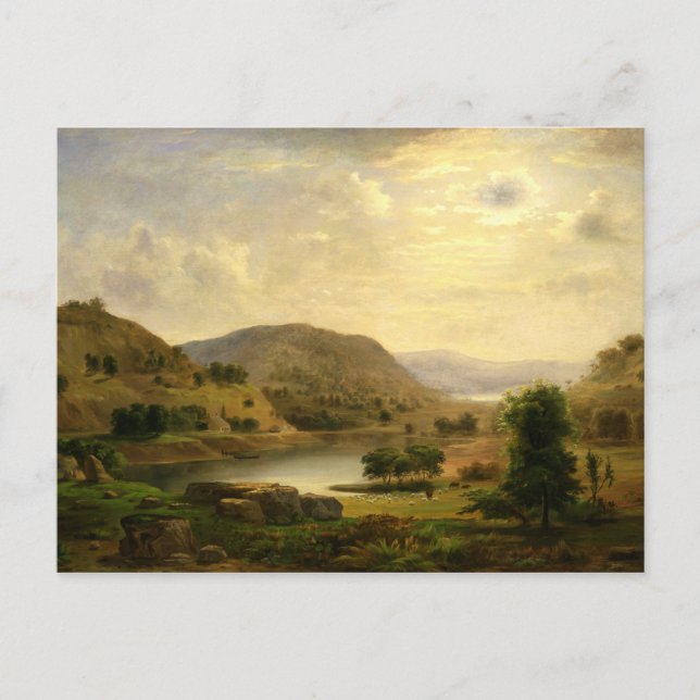 Robert Scott Duncanson - Valley Pasture Vykort (Framsida)