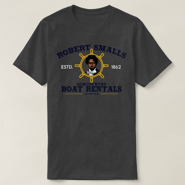 Robert Smalls Lowcountry Boat Hythyra T Shirt (Design framsida)