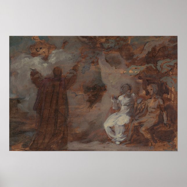 Robert Smirke - Prospero Conjuring a Masque Poster (Framsidan)