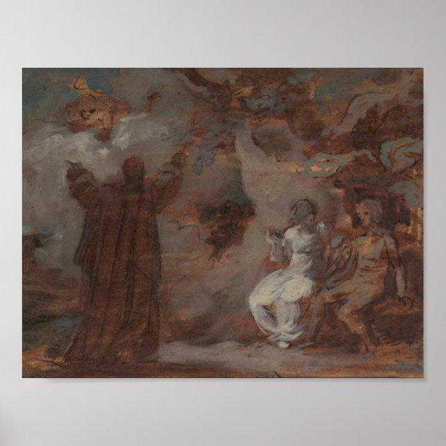 Robert Smirke - Prospero Conjuring a Masque Poster (Framsidan)