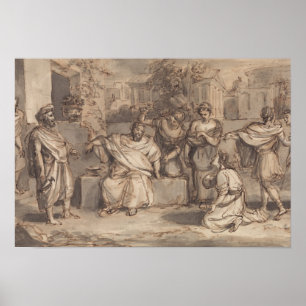 Robert Smirke - Sketch for Timon of Aten Poster