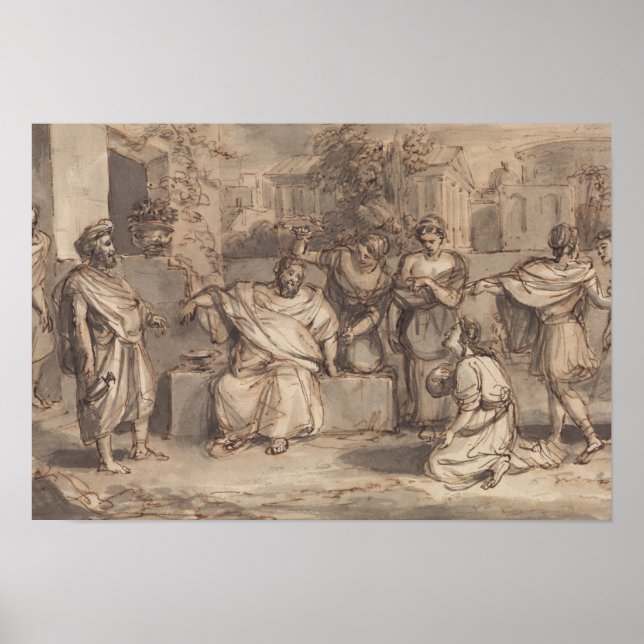 Robert Smirke - Sketch for Timon of Aten Poster (Framsidan)