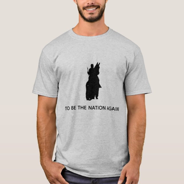 Robert the Bruce "Att åter vara nationen igen" T-s T Shirt (Framsida)