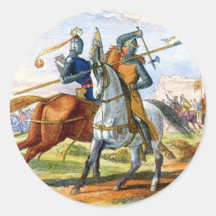 Robert the Bruce döda Herr Henry Bohum Runt Klistermärke