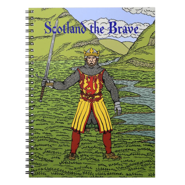 Robert the Bruce Scotland, Modig Anteckningsbok (Framsidan)