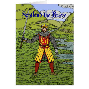 Robert the Bruce Scotland, Modig Hälsningskort