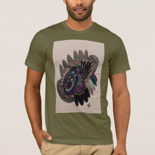 Robert Vincent Peters Abstrakt Konst Ritad T-Shirt