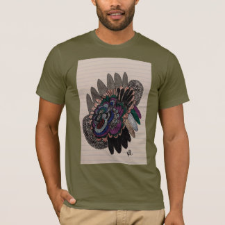 Robert Vincent Peters Abstrakt Konst Ritad T-Shirt