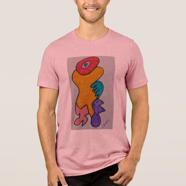 Robert Vincent Peters Marker Art T-Shirt för män (Framsida)