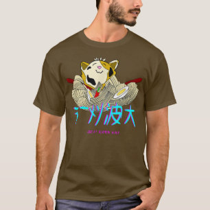 Robert Wahl designar japanska Ramen- och kattälska T Shirt