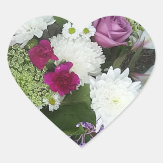 Roberta Hjärtformat Klistermärke