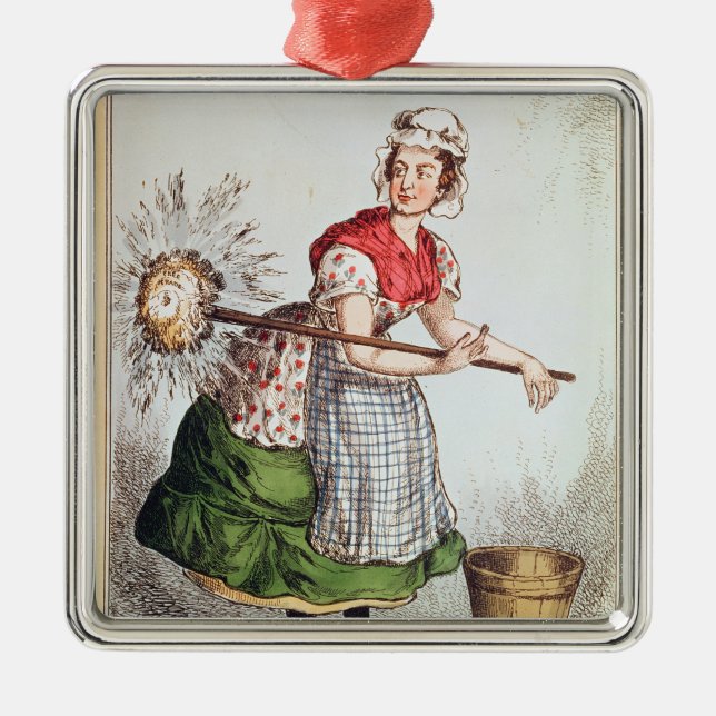 Robertena Peelena arbetet för Maid allra Julgransprydnad Metall (Framsidan)