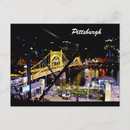 Roberto Clemente Bridge Postcard Vykort