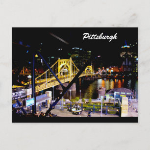 Roberto Clemente Bridge Postcard Vykort