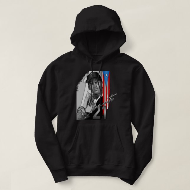 Roberto clemente day figa design 21 mlb Classic T  Hoodie (Design framsida)