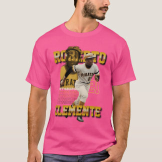 Roberto Clemente nr 21 Pittsburgh Fläkt Jersey T Shirt