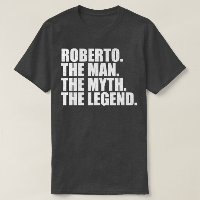 Roberto Namn Roberto given namn T Shirt (Design framsida)