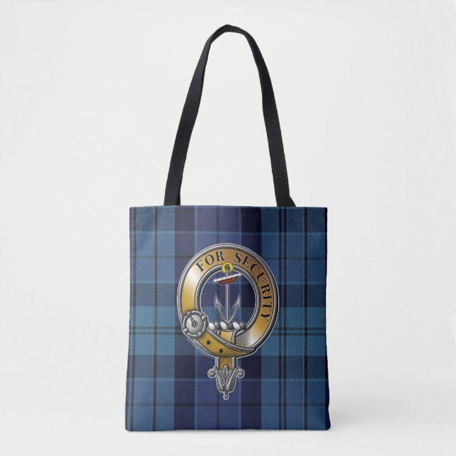 Roberton Tartan & Badge Tygkasse (Framsida)