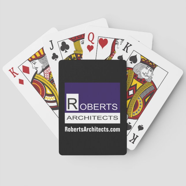 Roberts Arkitekter Spelkort (Baksidan)