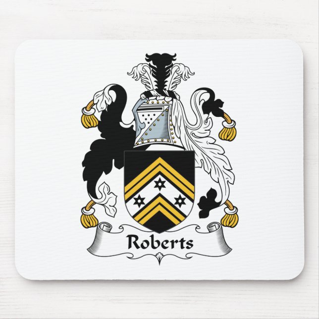 Roberts familjvapensköld musmatta (Framsidan)