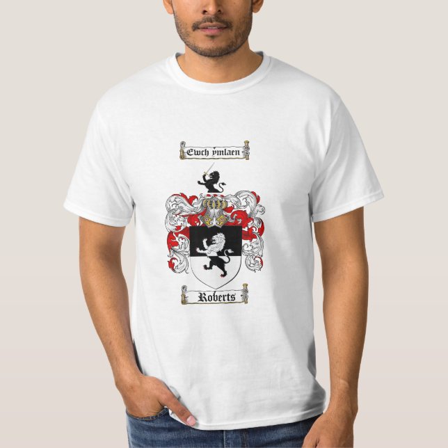 Roberts familjvapensköld - Roberts vapensköld Tee (Framsida)