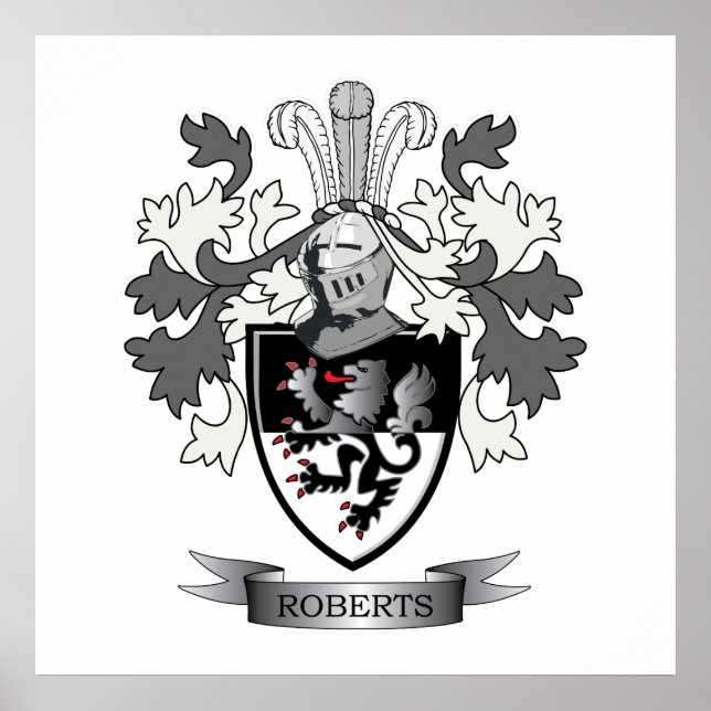 Roberts Family Crest Poster (Framsidan)