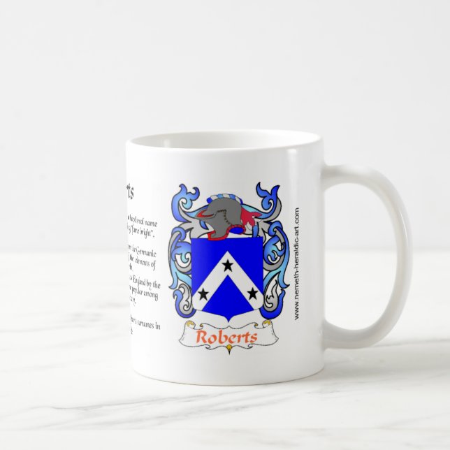 Roberts vapensköldmugg kaffemugg (Höger)