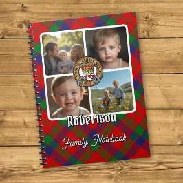 Robertson Familj Foto Collage Anteckningsbok