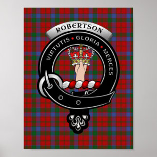 Robertson Klan Badge 8,5x11 Poster