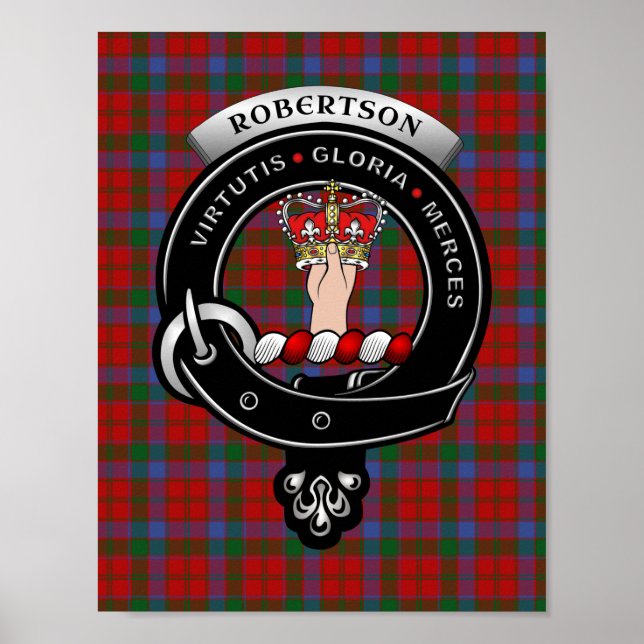 Robertson Klan Badge 8,5x11 Poster (Framsidan)