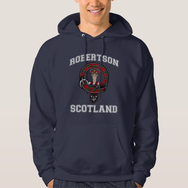 Robertson Klan Badge Athletic Stil Hoodie (Framsida)