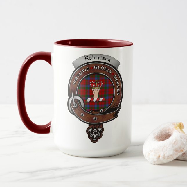 Robertson Klan Badge Combo 15oz Mugg (Med munk)