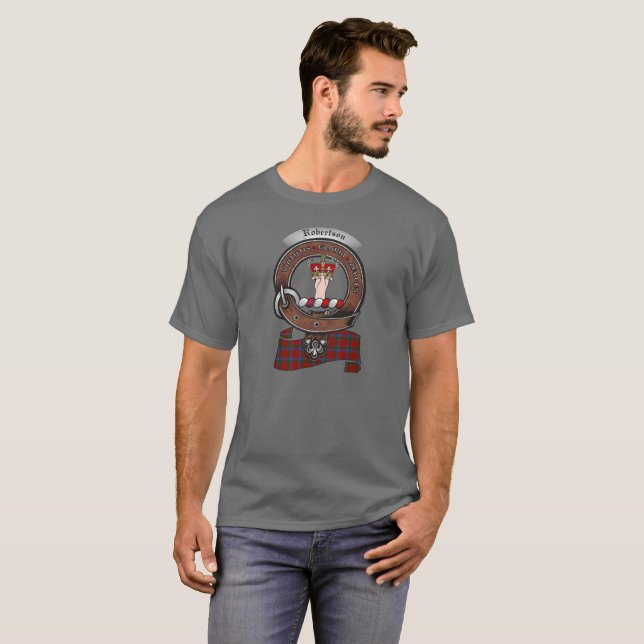 Robertson Klan Badge Vuxen T-shirt (Hel framsida)