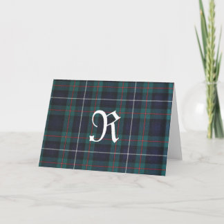 Robertson Modern Hunting Tartan Note Card Kort