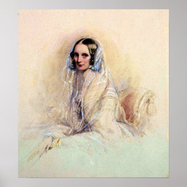 Robertson - Porträtt av kejsarinnan Alexandra Poster (Framsidan)