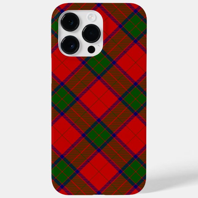 Robertson tartan red grönt plaid (Baksida)