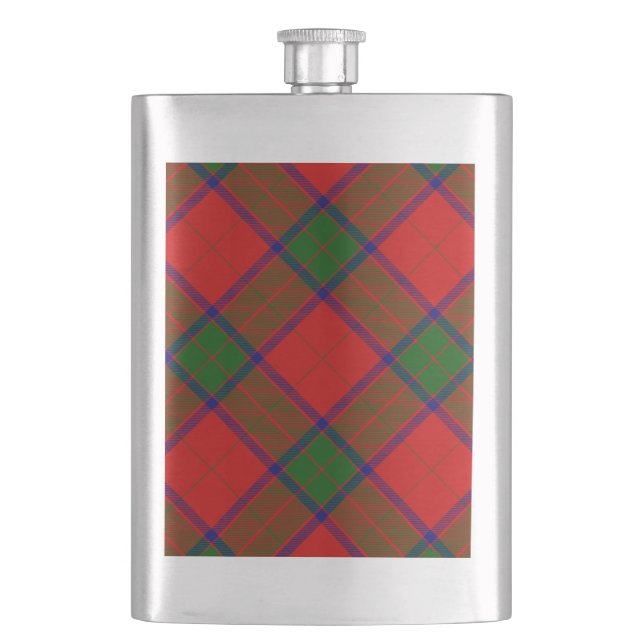 Robertson tartan red grönt plaid fickplunta (Framsidan)