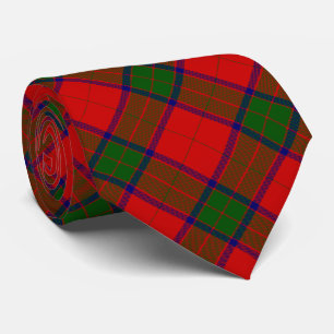 Robertson tartan red grönt plaid slips