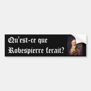 Robespierre (fransk förser med text), bildekal