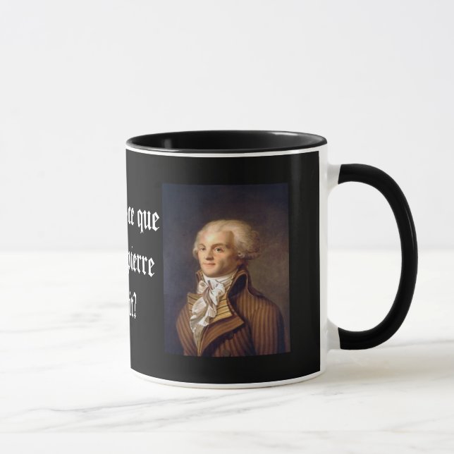 Robespierre (fransk förser med text), mugg (Höger)