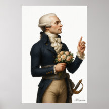 Robespierre - Franska revolutionen Arkivkonsttryck