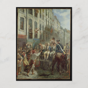Robespierre och Saint-Just Vykort