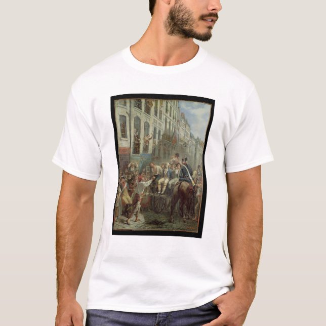Robespierre och Sanktt-Rättvist T-shirt (Framsida)