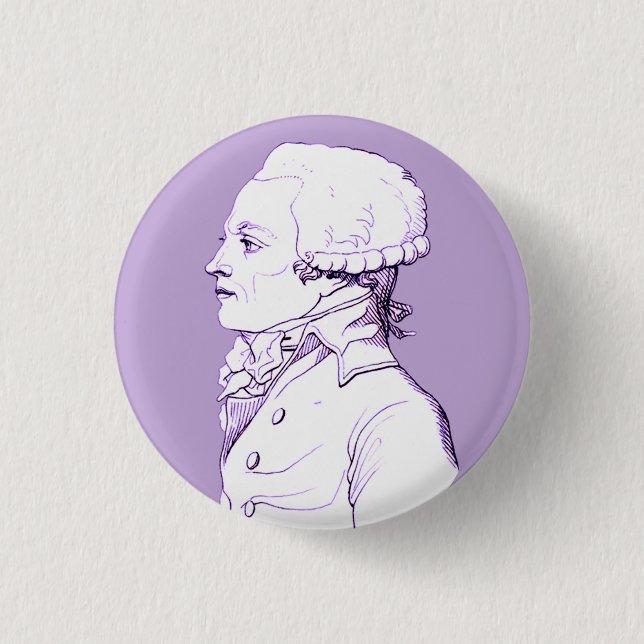 Robespierre-profil i Lavender Knapp (Framsida)