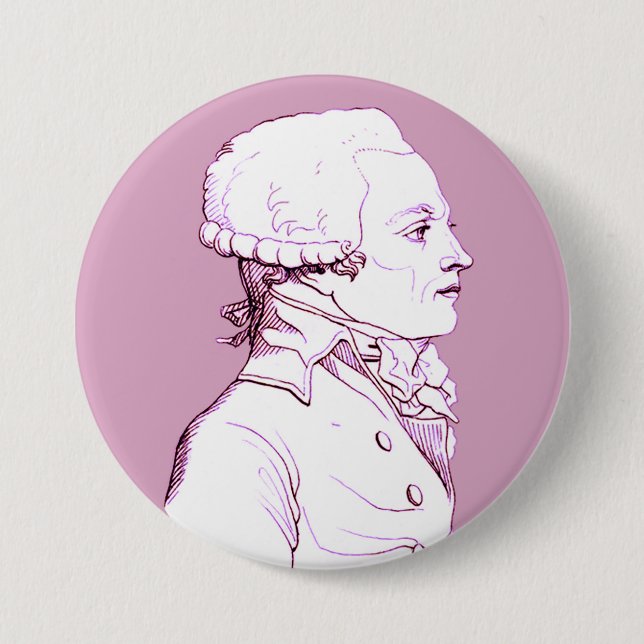 Robespierre-profil i Ro Knapp (Framsida)