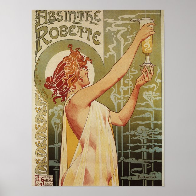Robette Absinthe Advertisement Poster (Framsidan)
